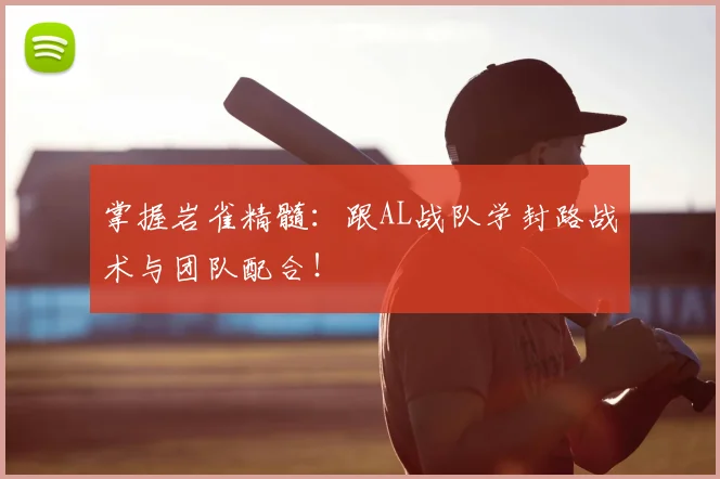 掌握岩雀精髓：跟AL战队学封路战术与团队配合！